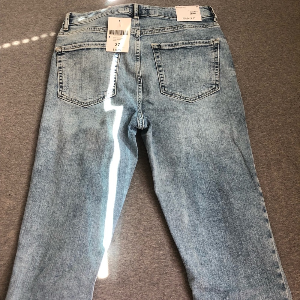 Forever 21 High Rise Skinny Jeans